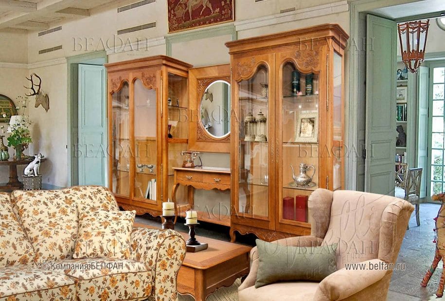 Гостиная в стиле прованс