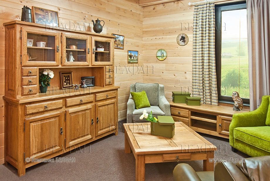 Гостиная в стиле прованс