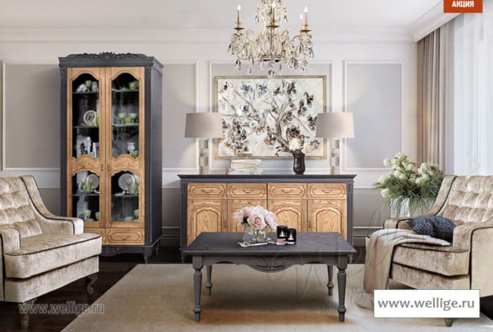 Гостиная в стиле прованс Гостиная в стиле прованс