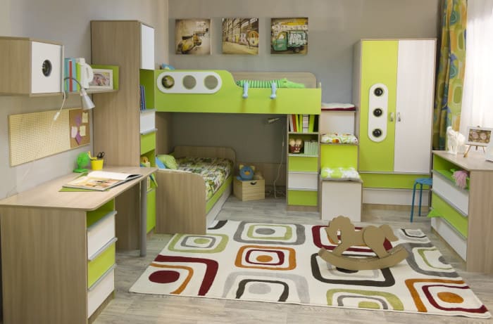 Модульная мебель для двоих мальчиков