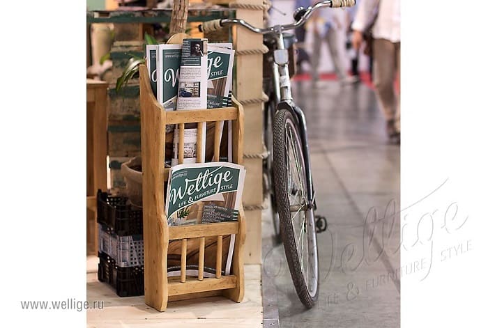 Газетницы из массива дерева_виды Газетницы из массива дерева_виды