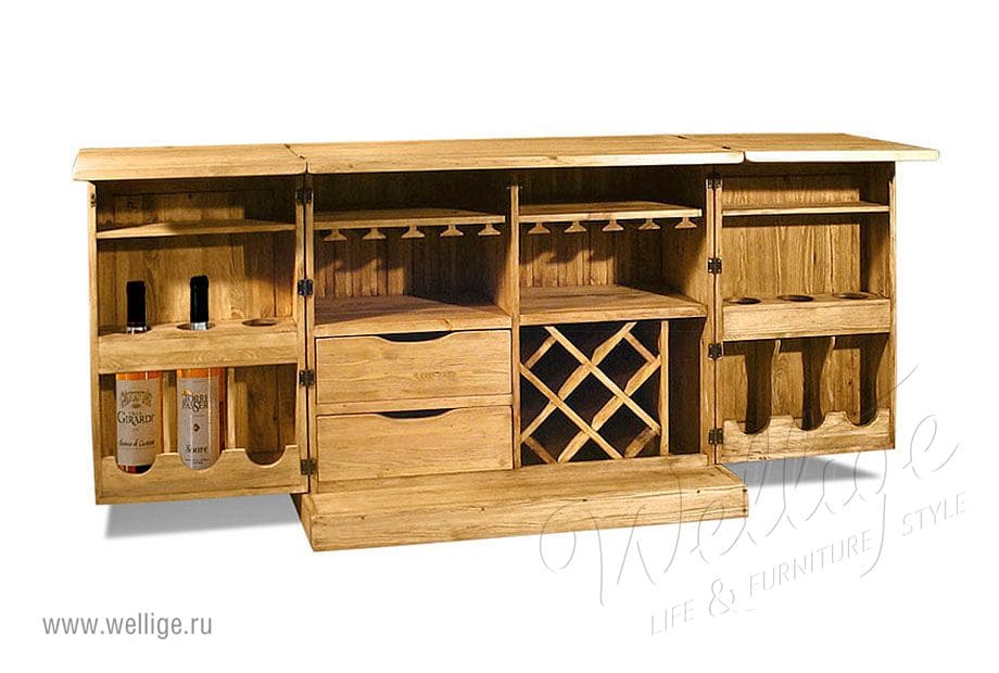 Бар из массива дерева