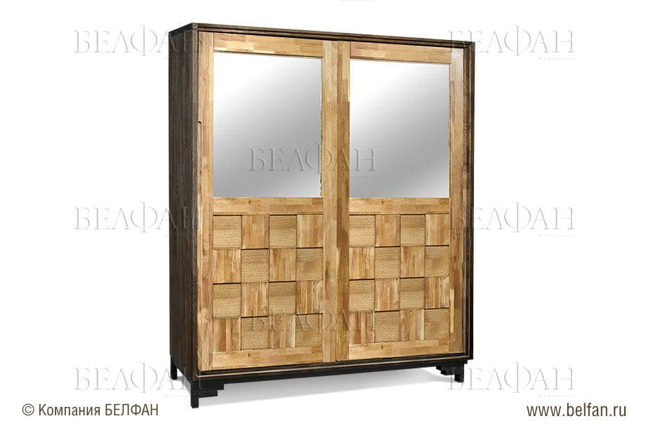 Шкаф с большим зеркалом в прихожую