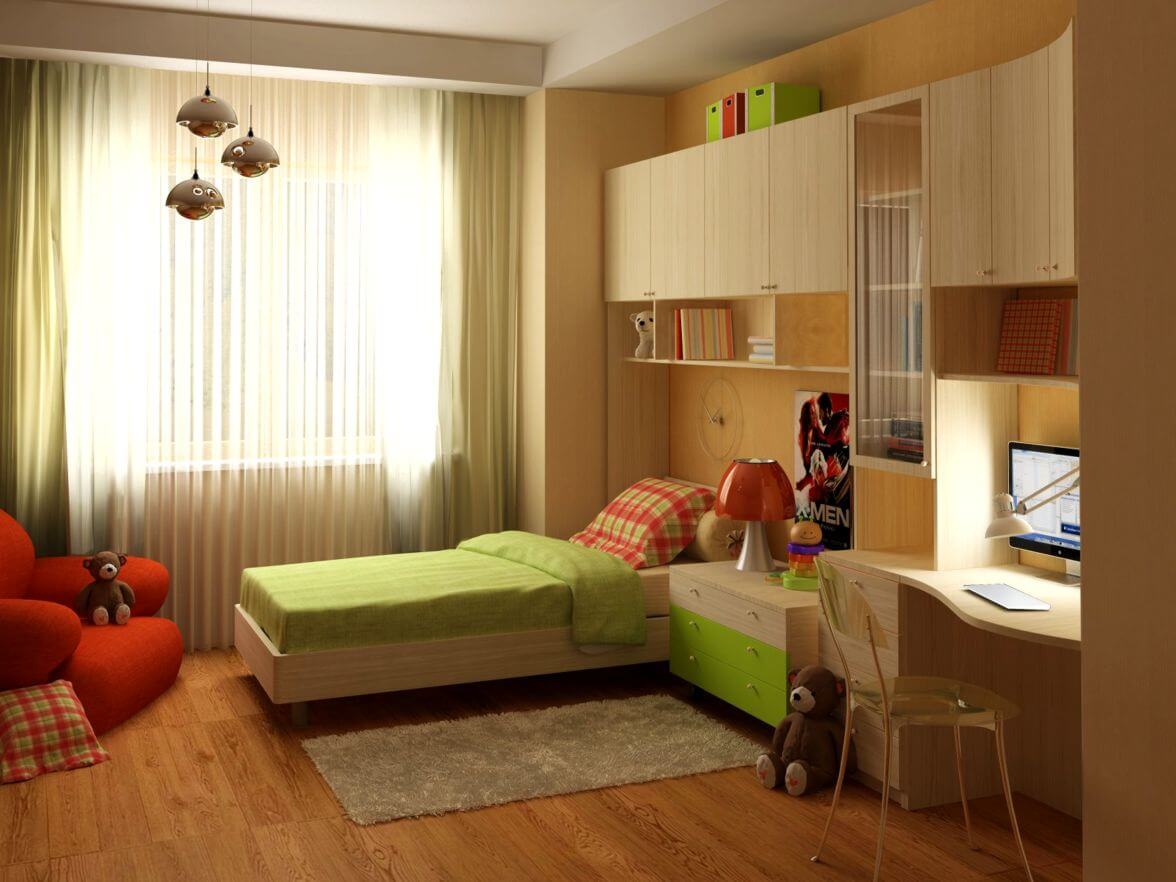 Коричневый цвет в детской комнате Коричневый цвет в детской комнате