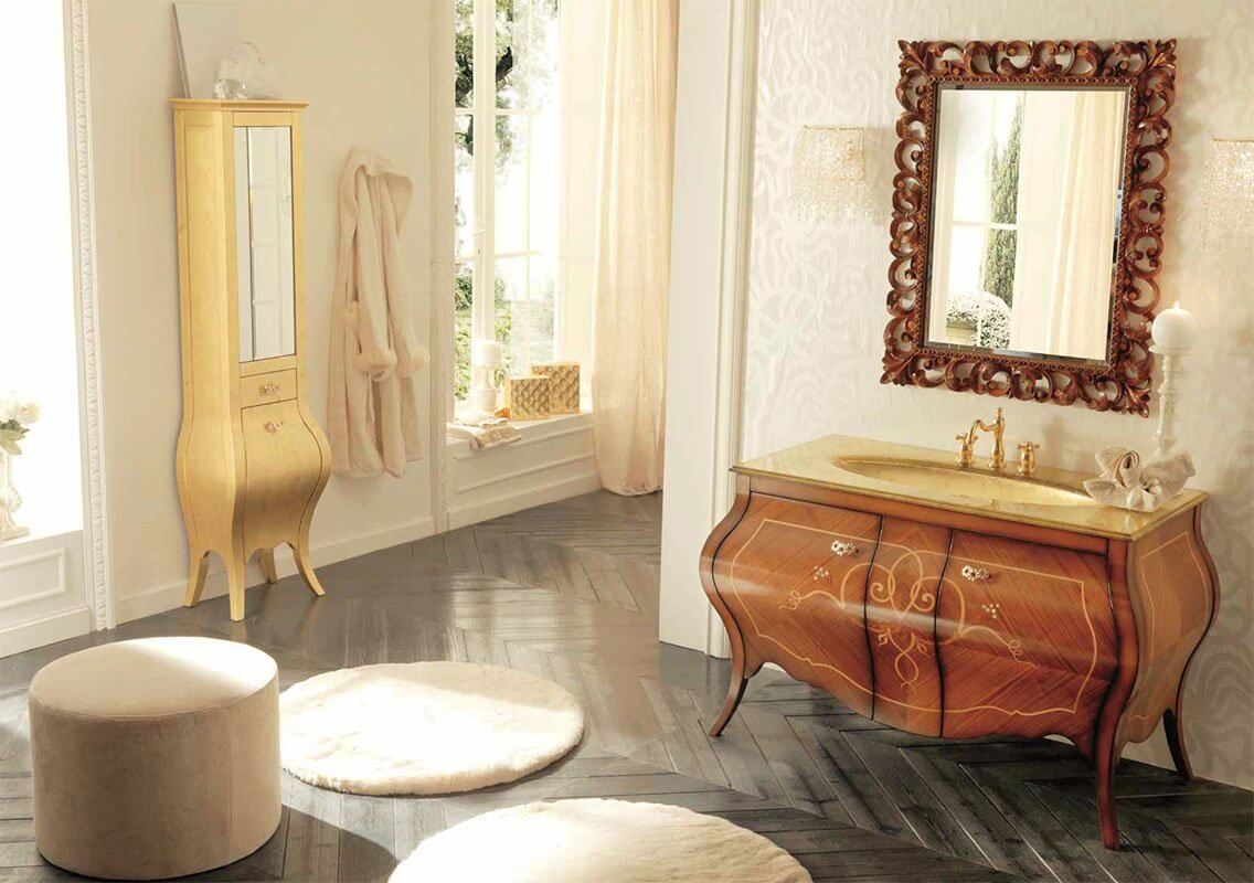 Ванная комната с мебелью в итальянском стиле