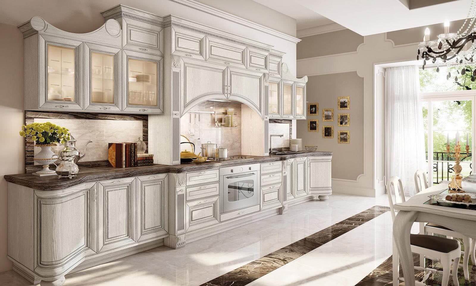 Цвет и декор элитной кухонной мебели Цвет и декор элитной кухонной мебели