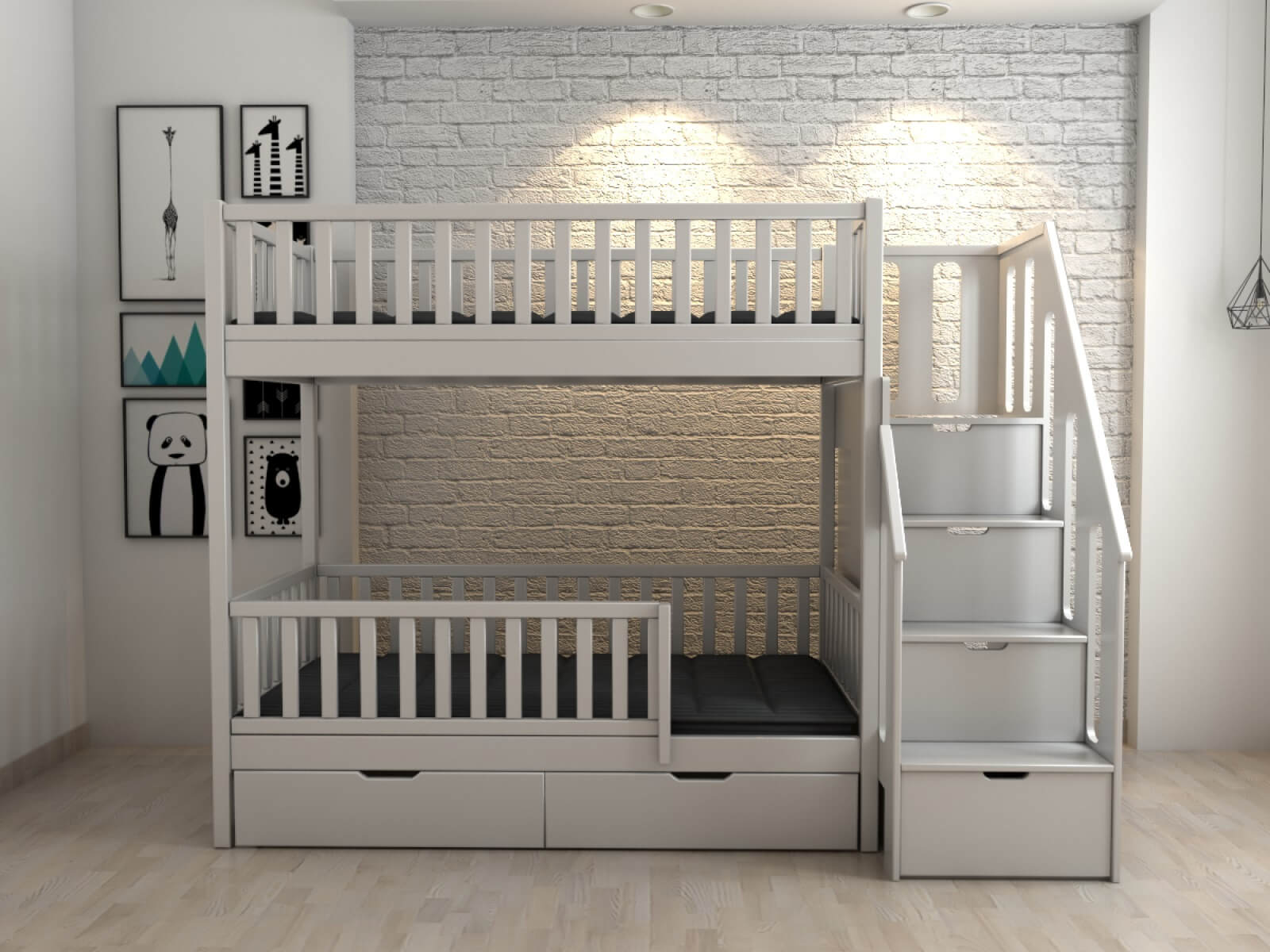 Детская двухъярусная кровать Детская двухъярусная кровать