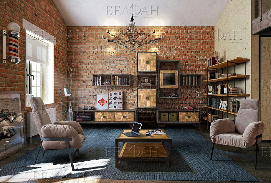 Навесная гостиная Cube Design